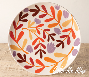 Merivale Fall Floral Charger