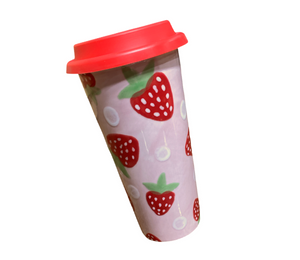 Merivale Strawberry Travel Mug