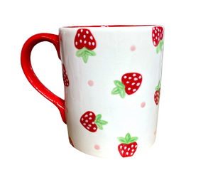 Merivale Strawberry Dot Mug