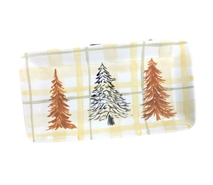 Merivale Pines And Plaid Platter