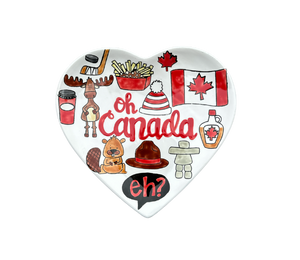 Merivale Canada Heart Plate